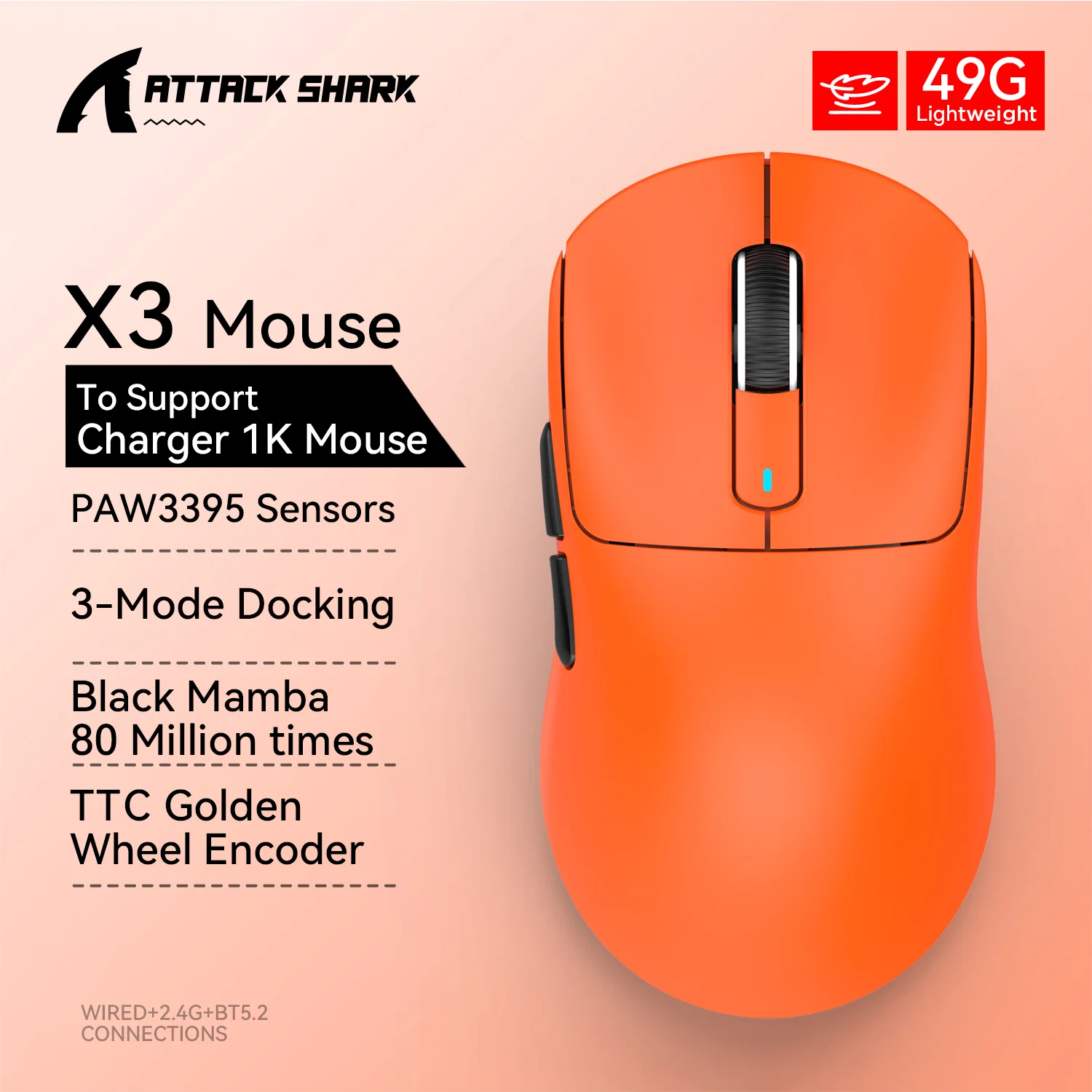 ATTACK SHARK X3 Gaming Mouse