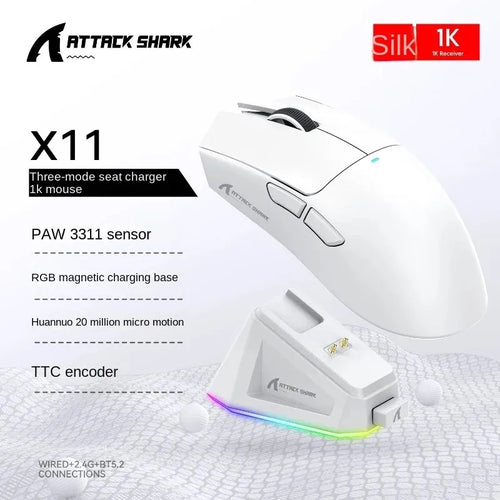 Attack Shark X11SE Ultra-Light Gaming Mouse