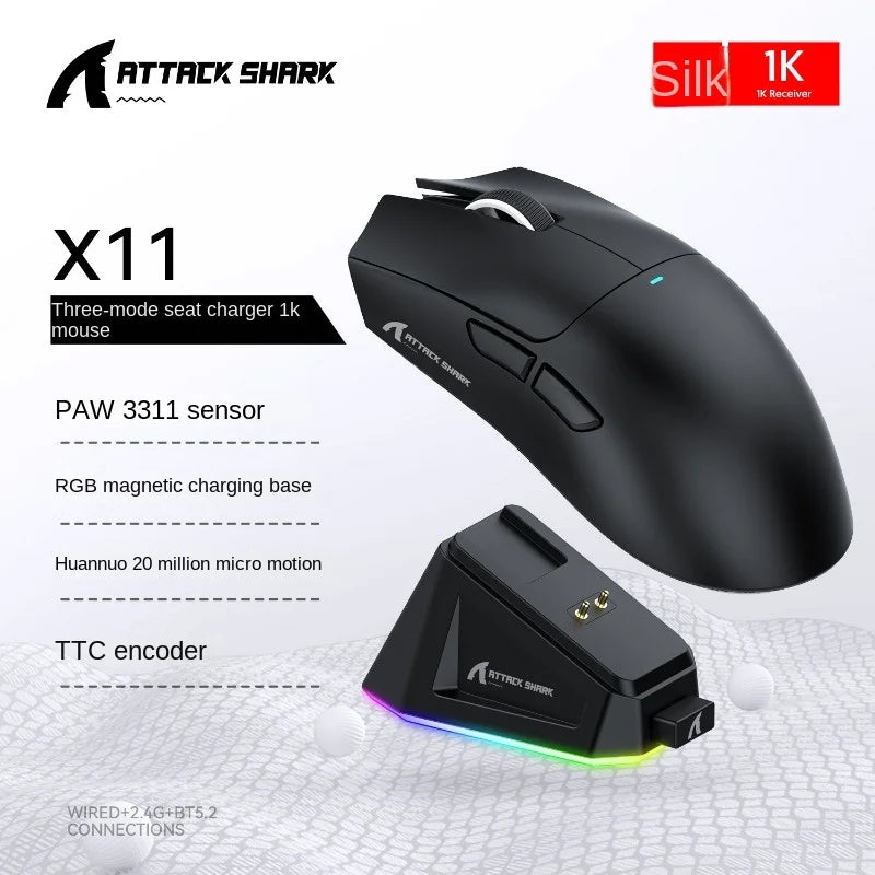 Attack Shark X11SE Ultra-Light Gaming Mouse